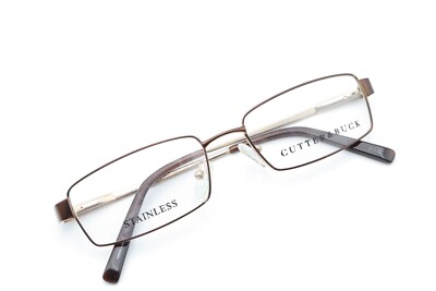 CUTTER & BUCK  WOODCREST in Brown 53-17-140 S/Steel Frames Flex Hinges B63