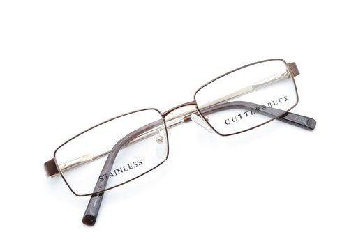 CUTTER & BUCK WOODCREST in Brown 53-17-140 S/Steel Frames Flex Hinges B63