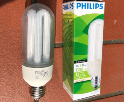 PHILIPS SL Electronic 20W warm white Prismatic  E27 220V 1300 LUMEN 12.000h