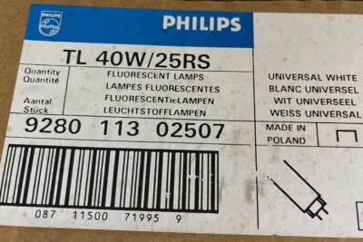 PHILIPS TL 40W/25RS  LEUCHTSTOFFRÖHRE LEUCHTSTOFFLAMPE T12 38mm G13 Lampe