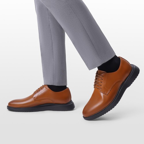 Men's Dress Oxfords Breathable Lace-Up Comfortable Fashion Casual Formal Shoes - Picture 17 of 17