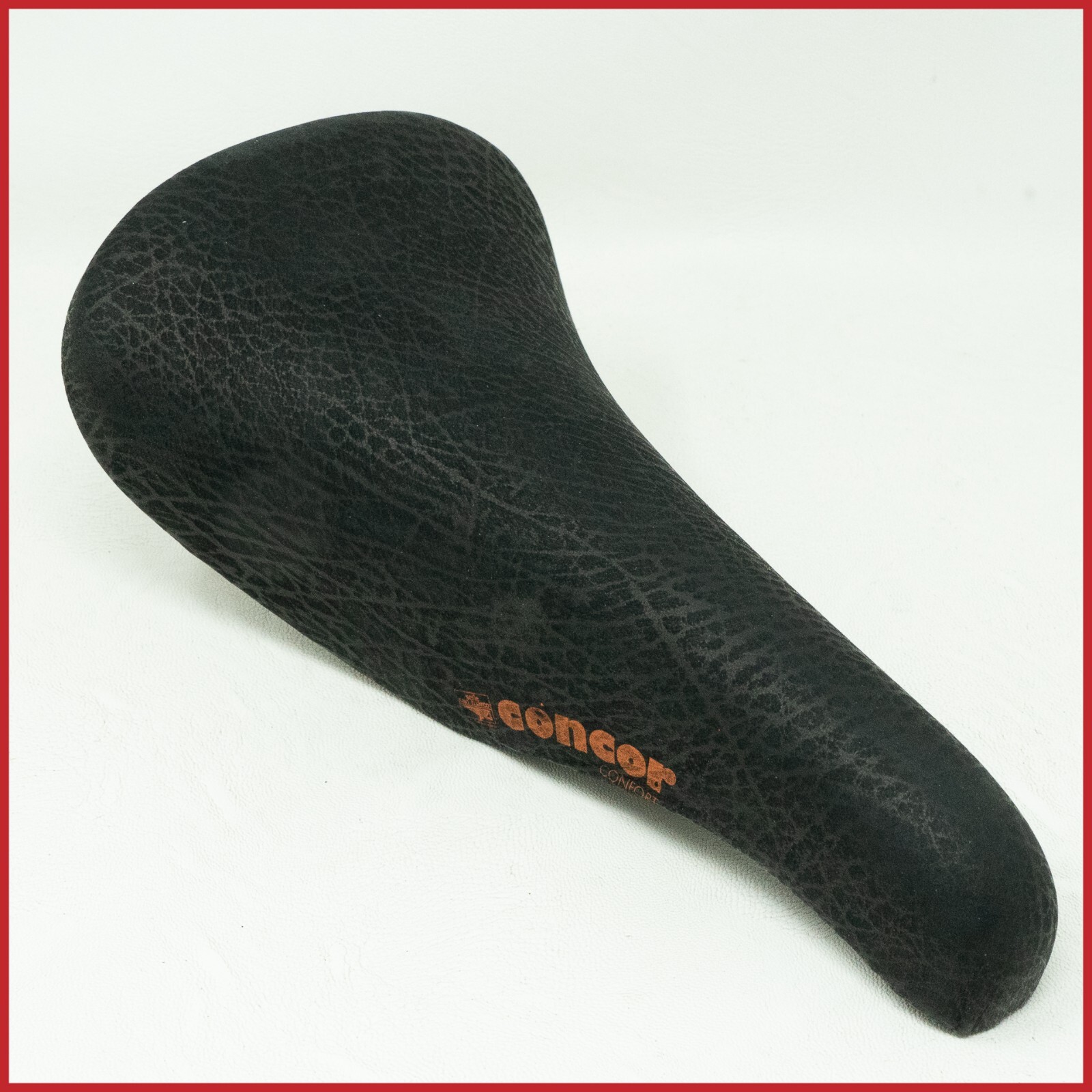 NOS SAN MARCO CONCOR CONFORT BLACK VINTAGE RACING ROAD BIKE SADDLE SEAT OLD