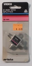 2-way mini splitter for cable  New Old Stock