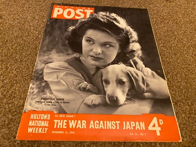 PICTURE POST MAGAZINE 13/11/1943 TOMMY TRINDER. IVY BENSON. KING FAROUK