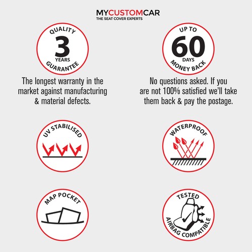 FOR TOYOTA HILUX Custom Fit Seat Covers Front OR Rear Neoprene OR Canvas - Picture 10 of 16