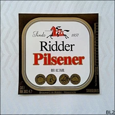 Ridder Pilsener Beer Label (BL2)