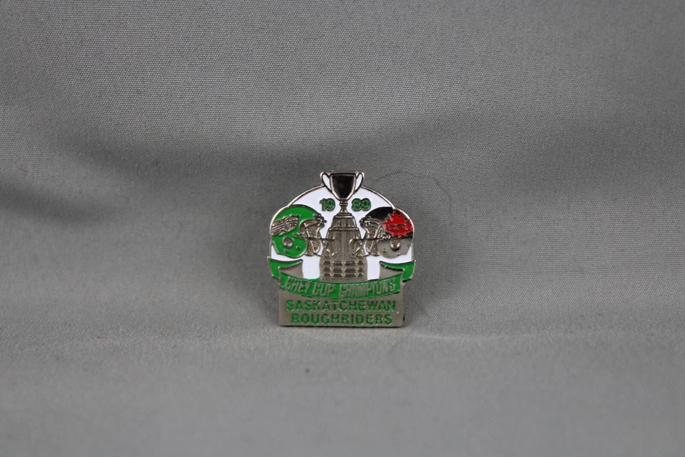 Saskatchewan Roughriders Pin - 1989 Grey Cup Champions - Stamped Pin - Image 3 of 3