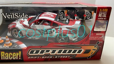 JADA IMPORT RACER NISSAN Z 1:18 WHITE / RED OPTION D DRIFT