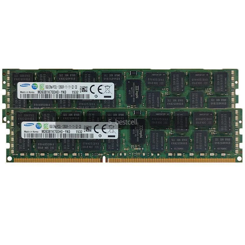 DDR3L Ram 8 GB PC3L-12800R 1600MHz ECC Registered Server RDIMM Memory 1.35V lot - Image 3 of 4