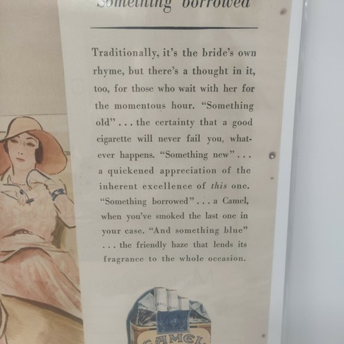Vintage Antique 1930 Camel Cigarettes Advertisement - Picture 3 of 4