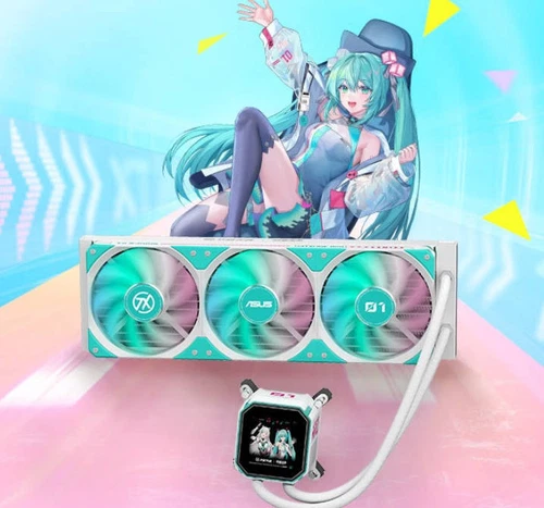 ASUS TX Gaming 360 LC AM4/5 Hatsune Miku 2.8-inch LCD adiator Liquid CPU