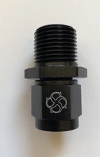 X599 -6AN Female Flare to 3/8 NPT Male Adapter AN Fitting BLACK