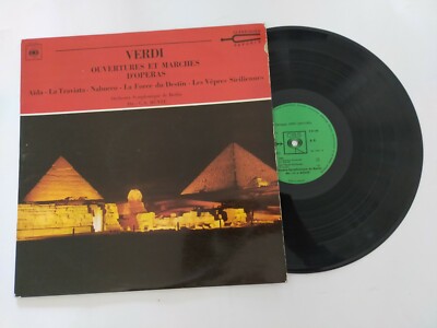 LP Vinyl 33T Verdi ''Opernöffnungen und Stufen'' C.A Bunte EM