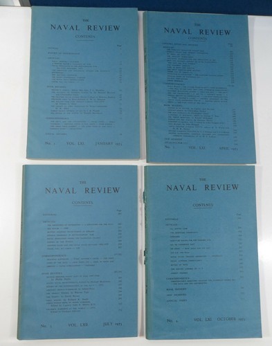 Revista The Naval Review - Agrupada en folletos por año, 1970 a 1978 - Imagen 10 de 21