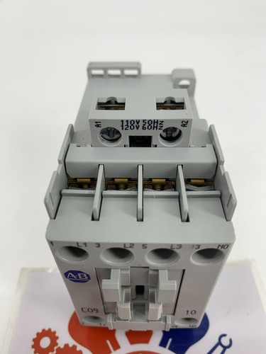Allen-Bradley 100-C09D10 IEC Contactor 9A 3P 120VAC Coil 1 N. O. 1 N. C. - Picture 7 of 8