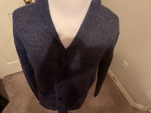 $575 INIS MEAIN LINEN CARDIGAN SWEATER 