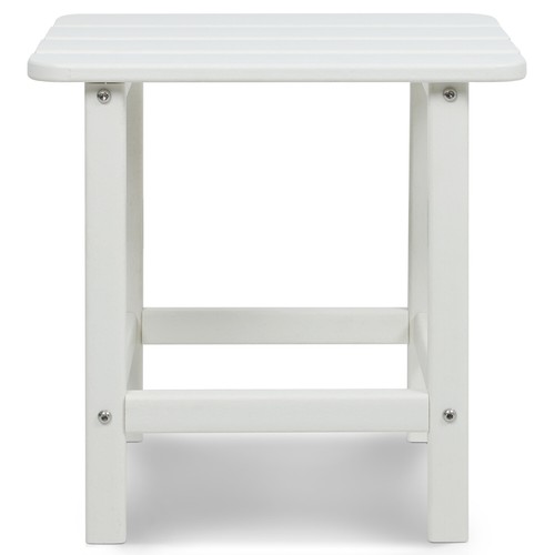 Aoodor HDPE Adirondack rechteckiger Outdoor Beistelltisch Beistelltisch für Terrasse Veranda - Bild 44 von 51