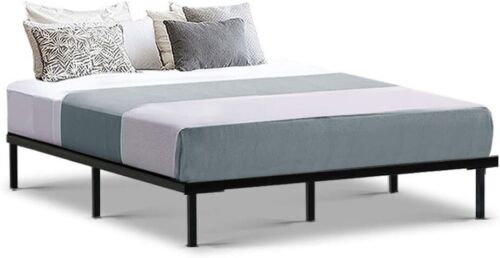 Queen Metal Bed Frame with Headboard(Base Only), Metal Platform Bed with Easy As - Picture 8 of 8