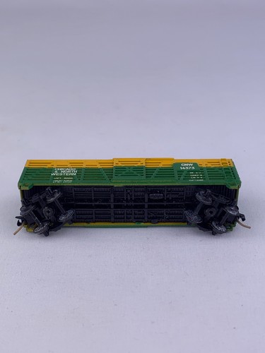 MRC # 7073 Chicago & North Western CNW 14373 Live Stock Car N Scale Case - Picture 6 of 9