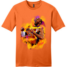 NEW Art Society LA LEGEND WATERCOLOR Tee Shirt ORANGE SMALL-4XLARGE MADE IN USA