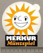 Aufkleber/Sticker MERKUR Münzspiel Casino-Spiele Spielautomaten