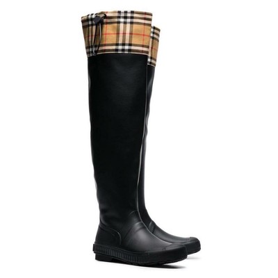 over the knee rubber boots