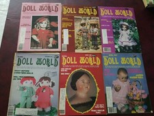 Doll World  Dolls Magazine Mixed Lot Of 6 From 1981 See Pictures