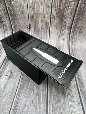 6.5 Creedmoor Ammo Storage Box/safe Organizer 50 Rounds Count