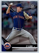 2021 Bowman Platinum JT Ginn Rookie New York Mets RC #TOP-57