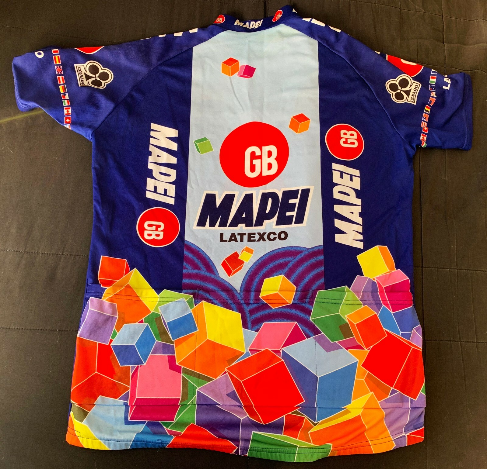 Maillot Cyclisme Sportful Vintage Équipe Mapei 1995 Taille XL – Occasion, Polyester