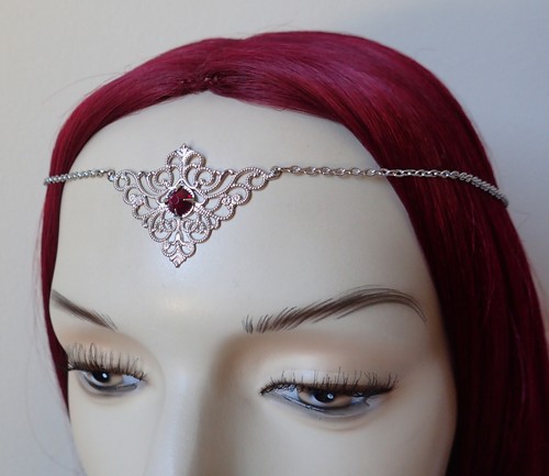 Celtic Renaissance Medieval Circlet Crown Headpiece Headdress Gothic Elven Elf - Picture 30 of 53