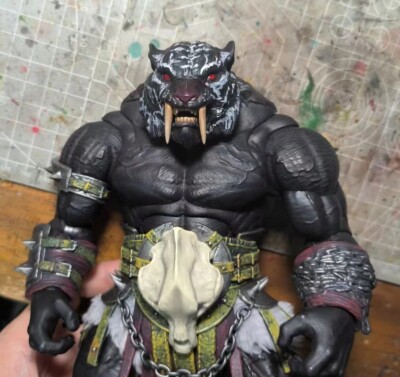 9in Xesray Studios Fit Head Combatants Fight For Glor Tiger No Figure
