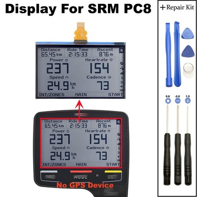 Für SRM Powercontrol 8 (PC8) Fahrrad GPS Computer 240*400 LCD Bildschirm Ersatz