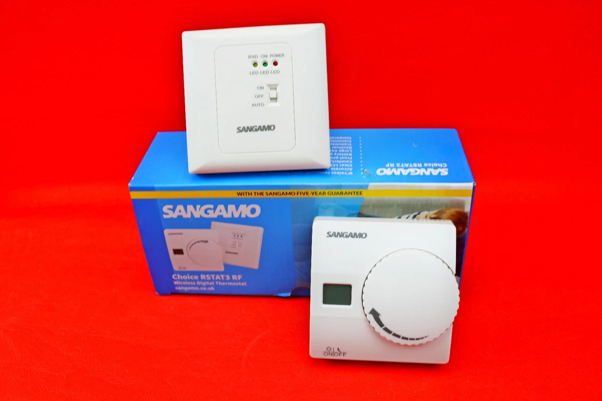 Sangamo Choice RSTAT3RF Wireless Digital Room Thermostat | eBay