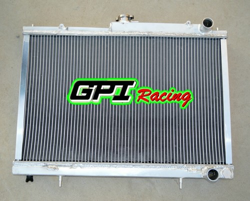 Radiador de aluminio 52 mm para Nissan Skyline R33 R34 GTR GTST RB25DET manual MT - Imagen 6 de 12