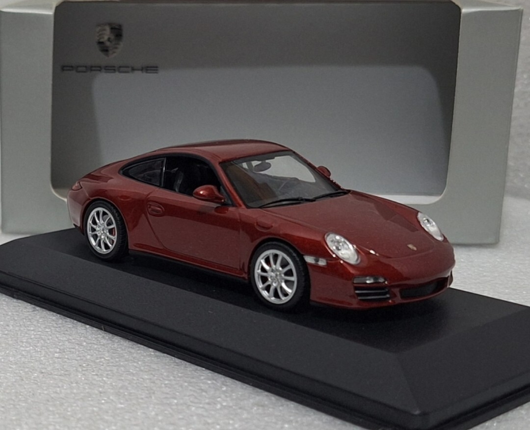 【MINICHAMPS】限定2008台 Porsche 911(997) Porsche 911 (997.II) Carrera 4S 2008 Ruby Red 1:43 Minichamps WAP
