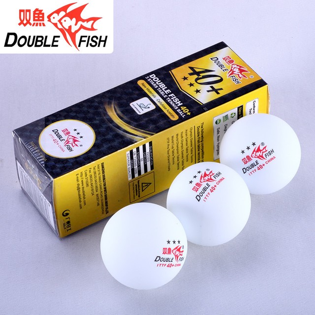 Genuine 12 x Balls ITTF Approved 3Star 40+ Table Tennis Double Fish
