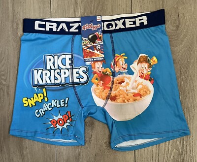Crazy Boxers Men's Kelloggs Cereal Boxer Briefs - Fun Printed Underwear With Characters All Over - View #11