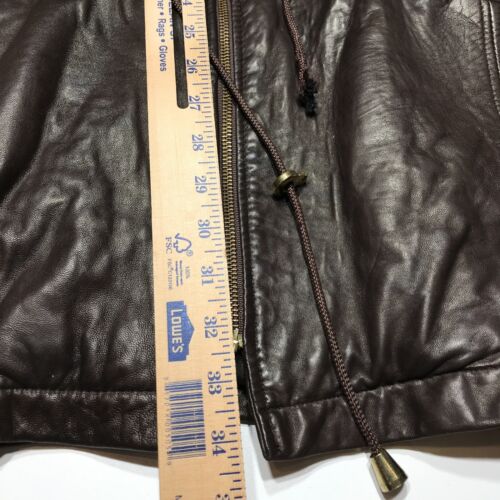 Damselle New York Jacket Coat Mens Sz Large DuPont Thermolite Insulated Leather - Picture 11 of 12