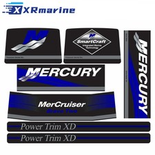 Klistremerker Sticker Kit til MerCruiser Bravo 37- 13722A90 Two Drives   Rød Rams
