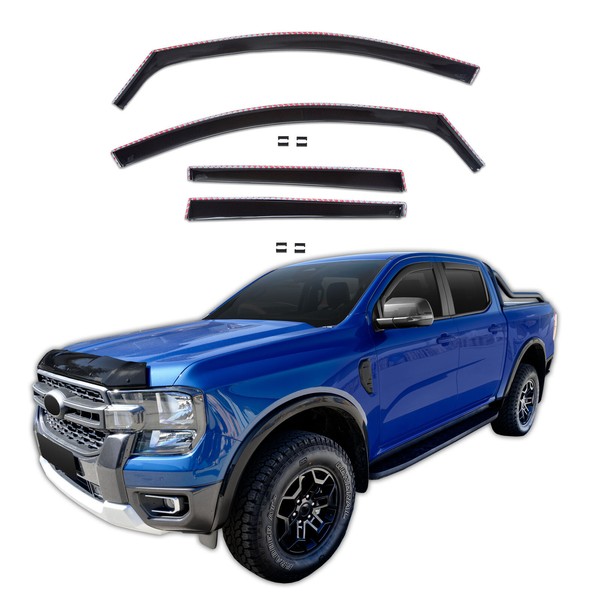 Windabweiser Regenabweiser FüR Ford Ranger Ab 2022 4-Tlg Gp-image