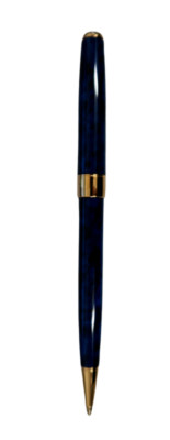 Parker Sonnet Blue & Gold Trim Ballpoint pen Made In France Missing Clip