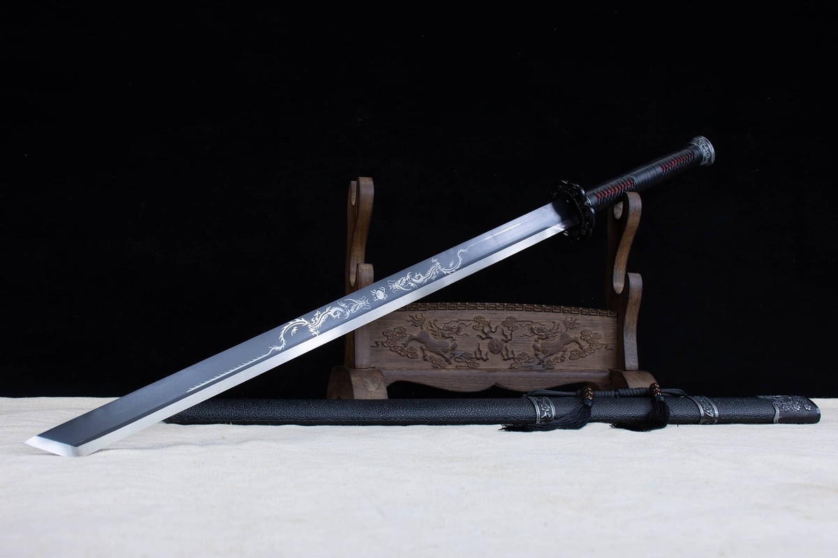 Chinese Broadsword Dragon Saber Sharp Chinese Tang Dao WUSHU Dao