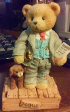 Cherished Teddies Mayor Wilson T. Beary Members Only Figurine CT951 MIB