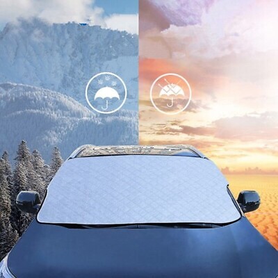 Car Windshield Cover Winter Sun Snow Ice Cover Dustproof Anti-frost Snow Cov$8 - Picture 2 of 7