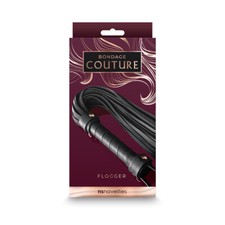 Bondage Couture Flogger Tassel Whip Spanking Fetish Sex Toy Bondage BDSM Black