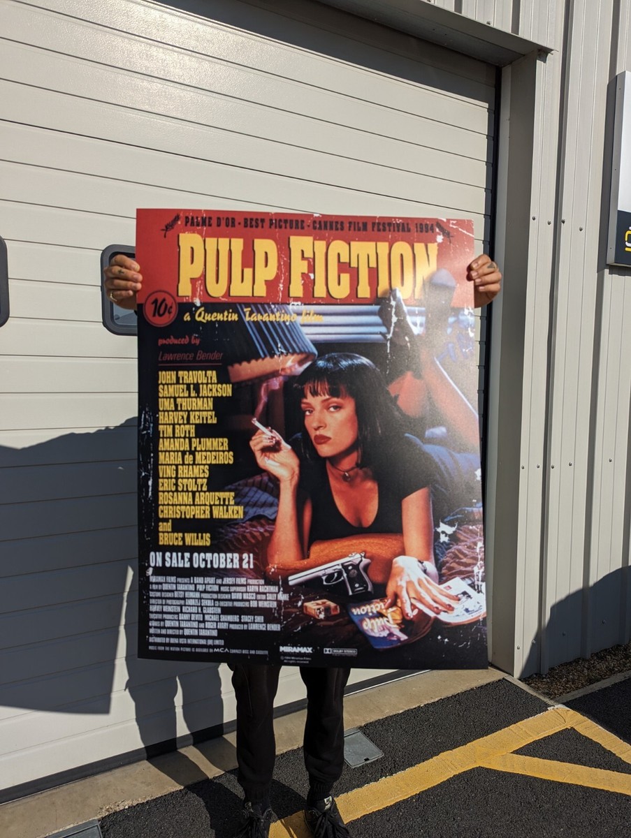 【当時物】90s PULP FICTION ORIGINAL POSTER Pulp Fiction (1994) Original One-Sheet Movie Poster
