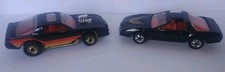 Hot Wheels Black Pontiac Firebird Formula Trans & BLOWN CAMARO Z-28 Mattel Z 28