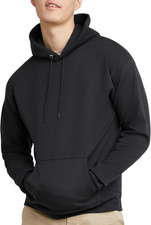 Unisex EcoSmart Hoodie Midweight Fleece Pullover Hooded Sweatshirt Comfy Hood