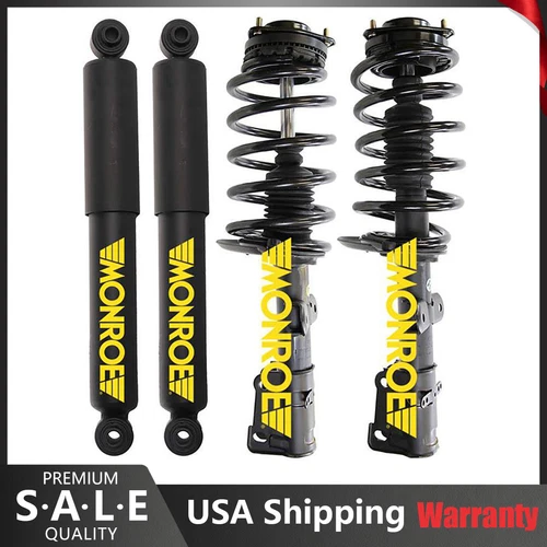 Monroe Set of 2 Front & 2 Rear Shocks For 2011-2019 Dodge Grand Caravan Rear